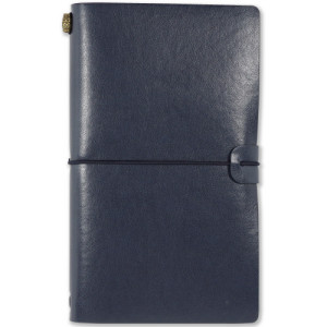 Voyager Midnight Blue Notebook: Modular & Refillable