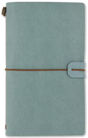 Voyager Light Blue Notebook: Modular & Refillable