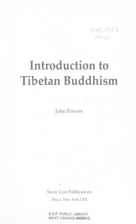 Introduction to Tibetan Buddhism (old edition)