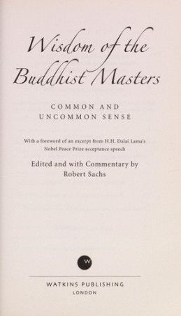 Wisdom of the Buddhist Masters