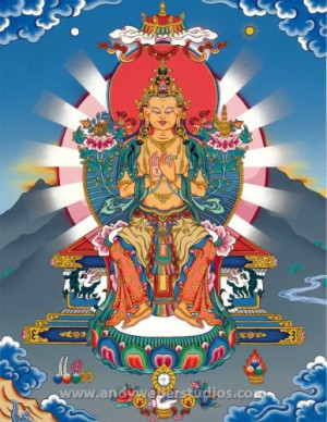 Card AW: Maitreya  (greeting card series)