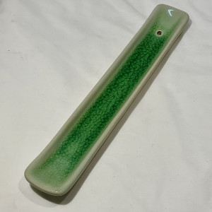 Incense Holder: Boat (large)-emerald