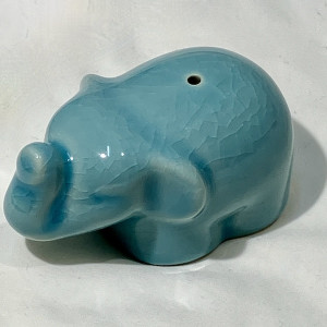 Incense Holder: elephant-blue
