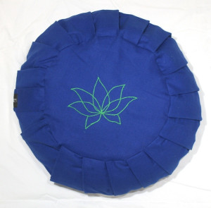 Meditation Cushion Royal Blue - bodhi and weftshop